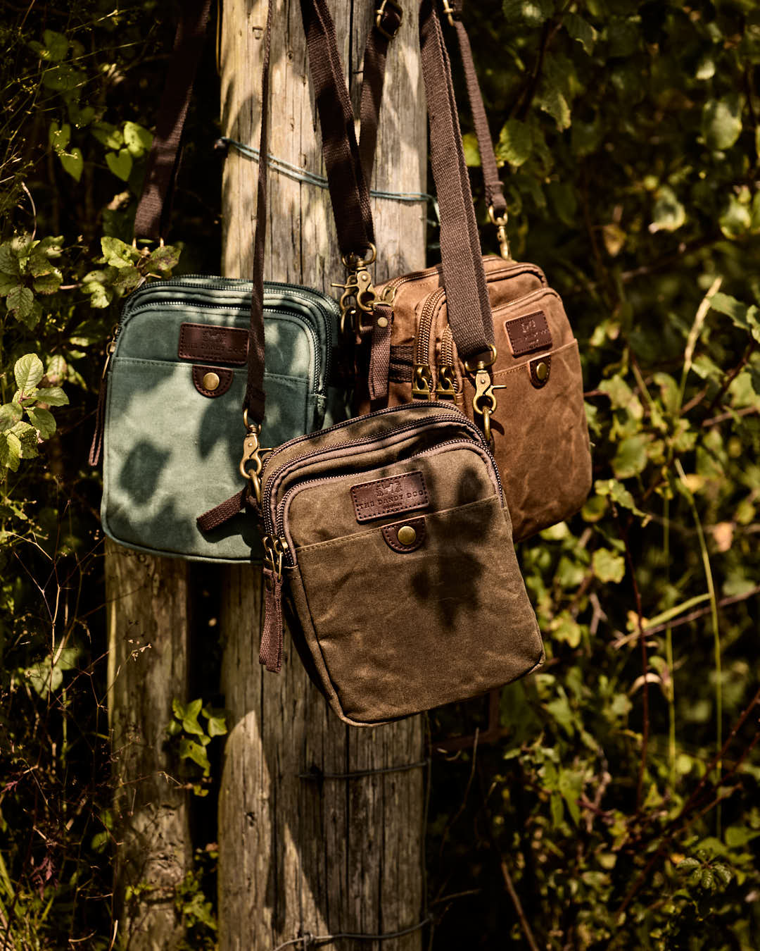 Waxed Cotton Foragers Bag