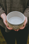 Handmade Pottery Bowls in Saffron Glaze