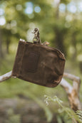 Waxed Cotton Snap Clip Treat Pouch