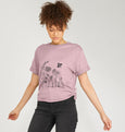 Wildflower meadow Recycled Cotton relaxed fit ladies Tee
