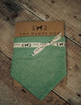 Linen Embroidered Name Neckerchief