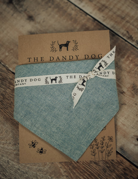 Powder Blue Linen Neckerchief