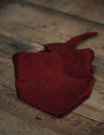 Cherry Red Linen Neckerchief