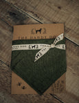 Linen Embroidered Name Neckerchief