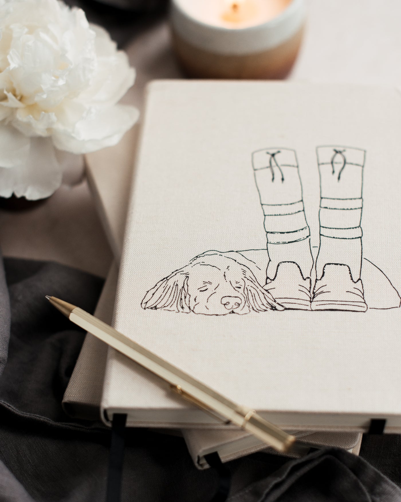 Linen Covered Notebook