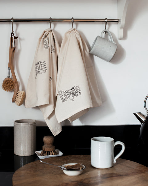 Organic Cotton Tea Towels (Looking for Adventure)