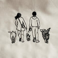 Organic Cotton Tea Towels (Dandy Dogs)