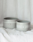 Handmade Pottery Bowls in Soft Chalk Glaze