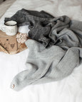 Ombre Knitted Blanket