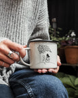 Set of Two Enamel Mugs