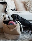 Cotton Rope Dog Toy Basket