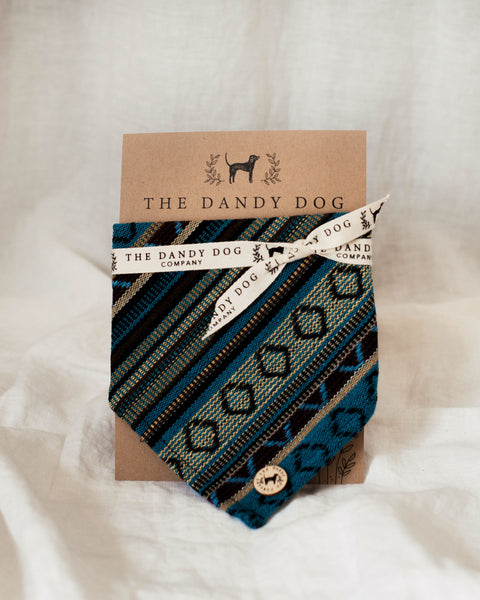 Skyflower Woven Cotton Bandana