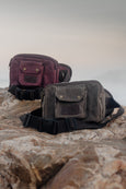 Waxed Cotton Waist Bag