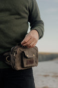 Waxed Cotton Waist Bag