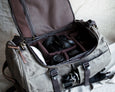 Waxed Canvas Camera Backpack/Weekend Hold-all