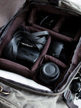 Waxed Canvas Camera Backpack/Weekend Hold-all