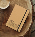 Wildflower meadow Kraft notebook