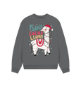 Slate Grey Llama Christmas Jumper