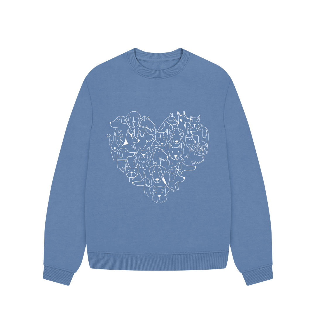 Solent For the love of dogs, Oversized Jumper