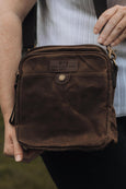 Classic Brown Waxed Cotton Foragers Bag