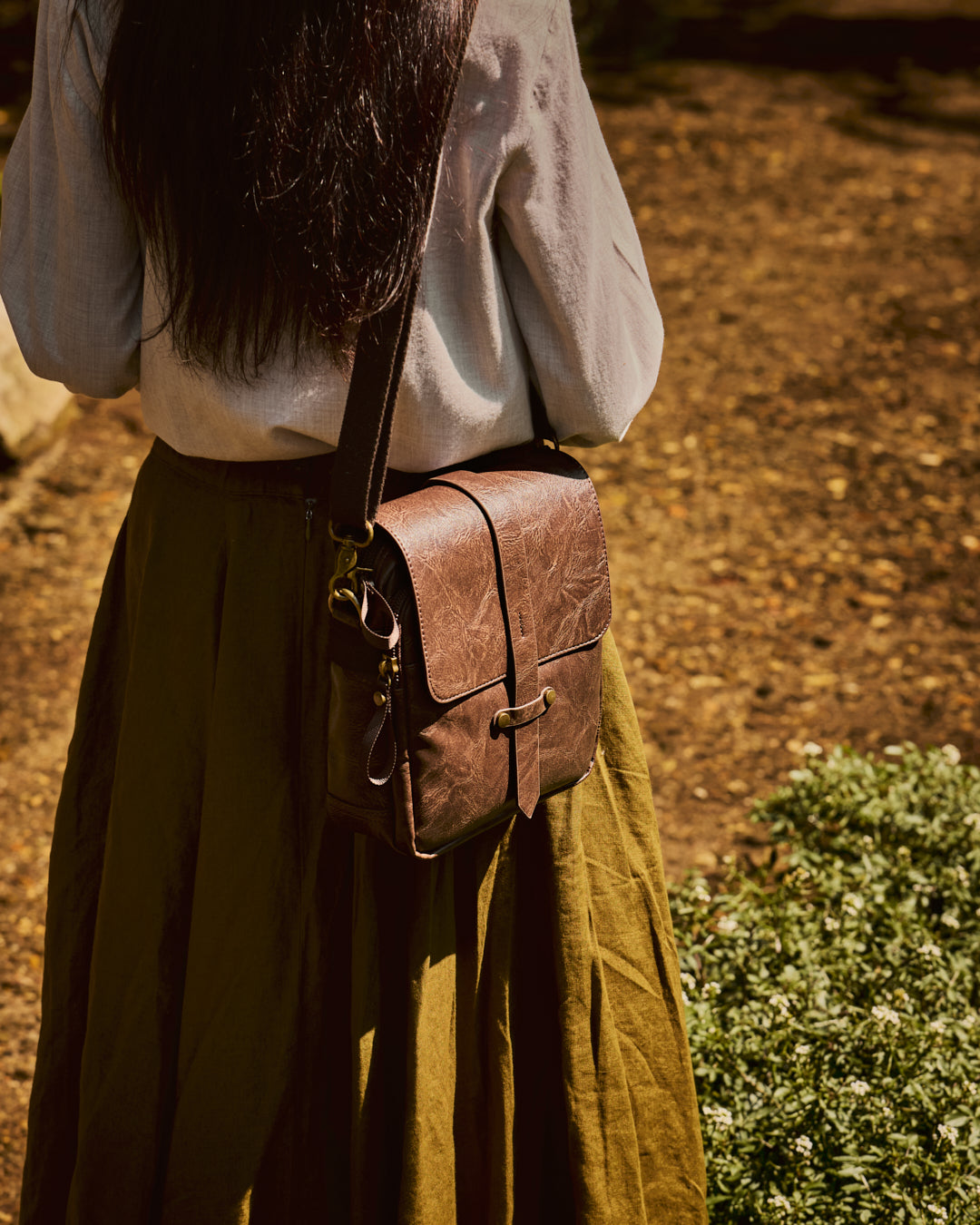 Durlston Satchel Vegan Leather Bag Clearance/Seconds
