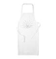 White Sandy toes and salty nose Organic Cotton Apron