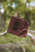 Waxed Cotton Snap Clip Treat Pouch