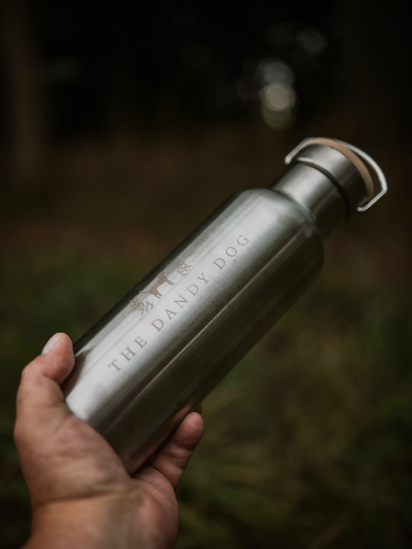 Brushed Steel Insulated Water Bottle