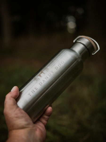 Brushed Steel Insulated Water Bottle