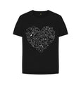 Black White Print 'For the love of dogs' Tee