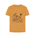 Amber Wildflower meadow Recycled Cotton relaxed fit ladies Tee