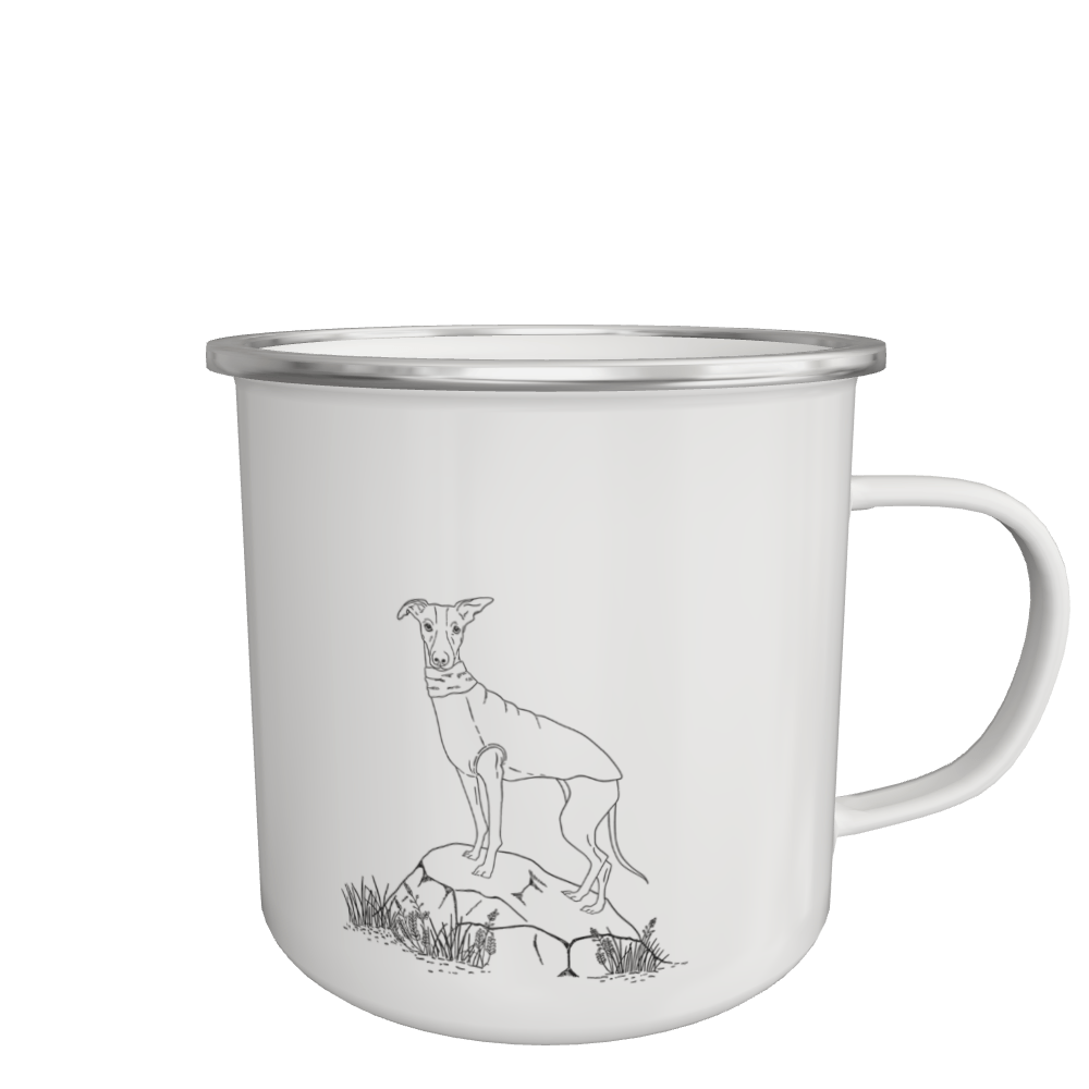 White King of the Castle - Enamel Mug