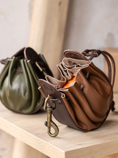 Leather Tennis Ball Holder