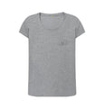 Athletic Grey Sandy Toes & Salty Nose Small Logo Scoop Neck Tee