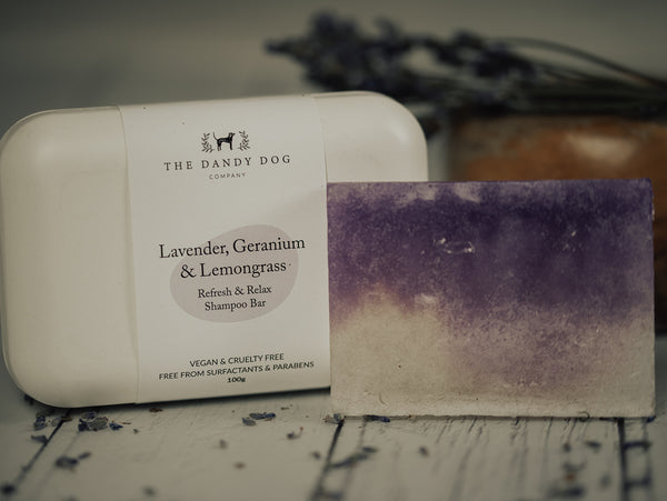 Lavender, Geranium and Lemongrass Shampoo Bar