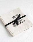 Organic Cotton Tea Towels (Wherever I lay My Head)