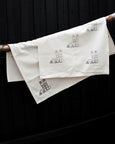Organic Cotton Tea Towels (Wherever I lay My Head)