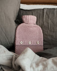 Hot Water Bottle with Ombre Knitted Cover