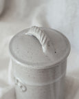 Hand made Pottery Treat Jars in Soft Chalk Glaze