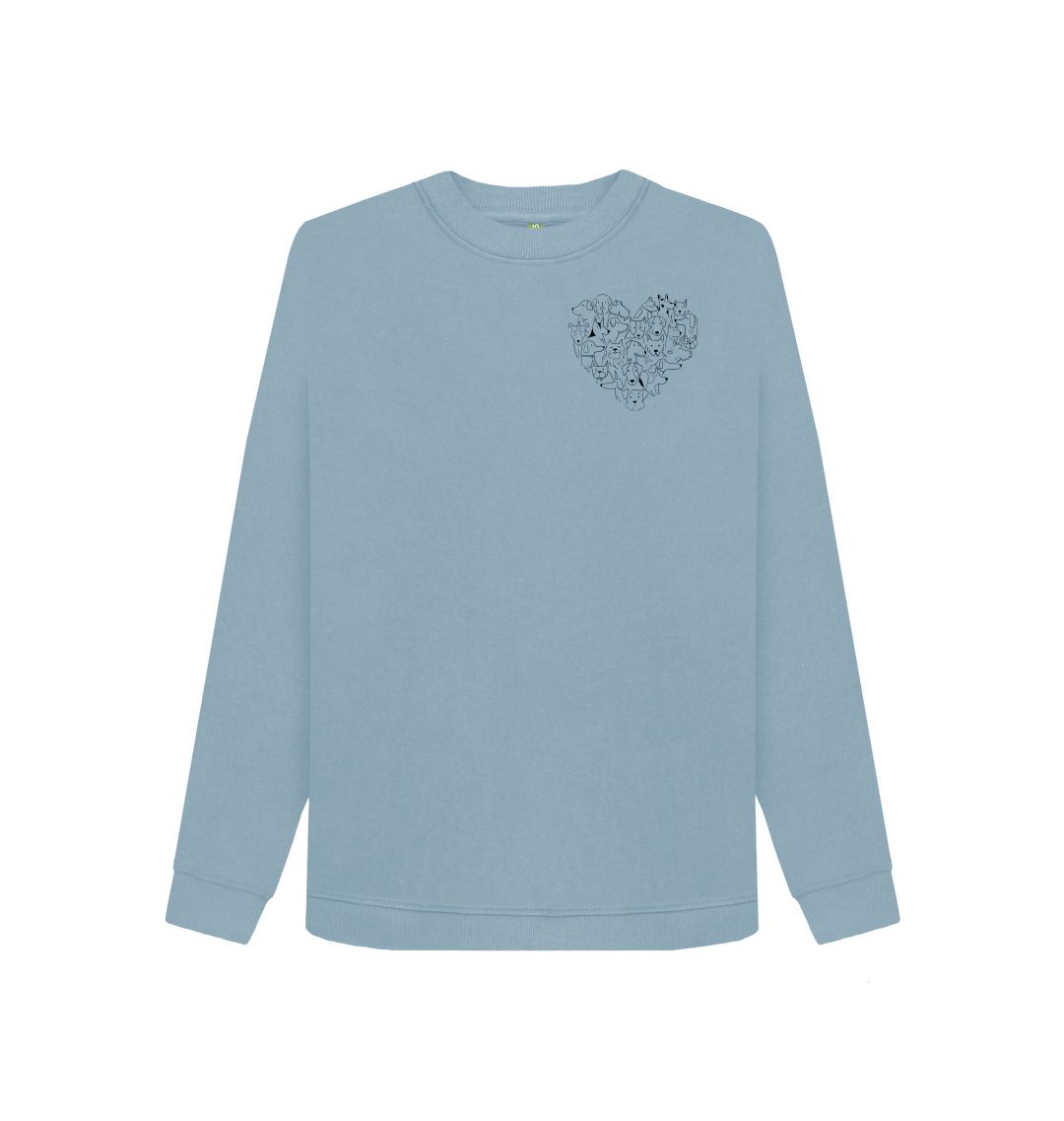 Stone Blue 'For the love of Dogs' Sweatshirt