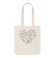 Natural For the Love of Dogs Tote Bag
