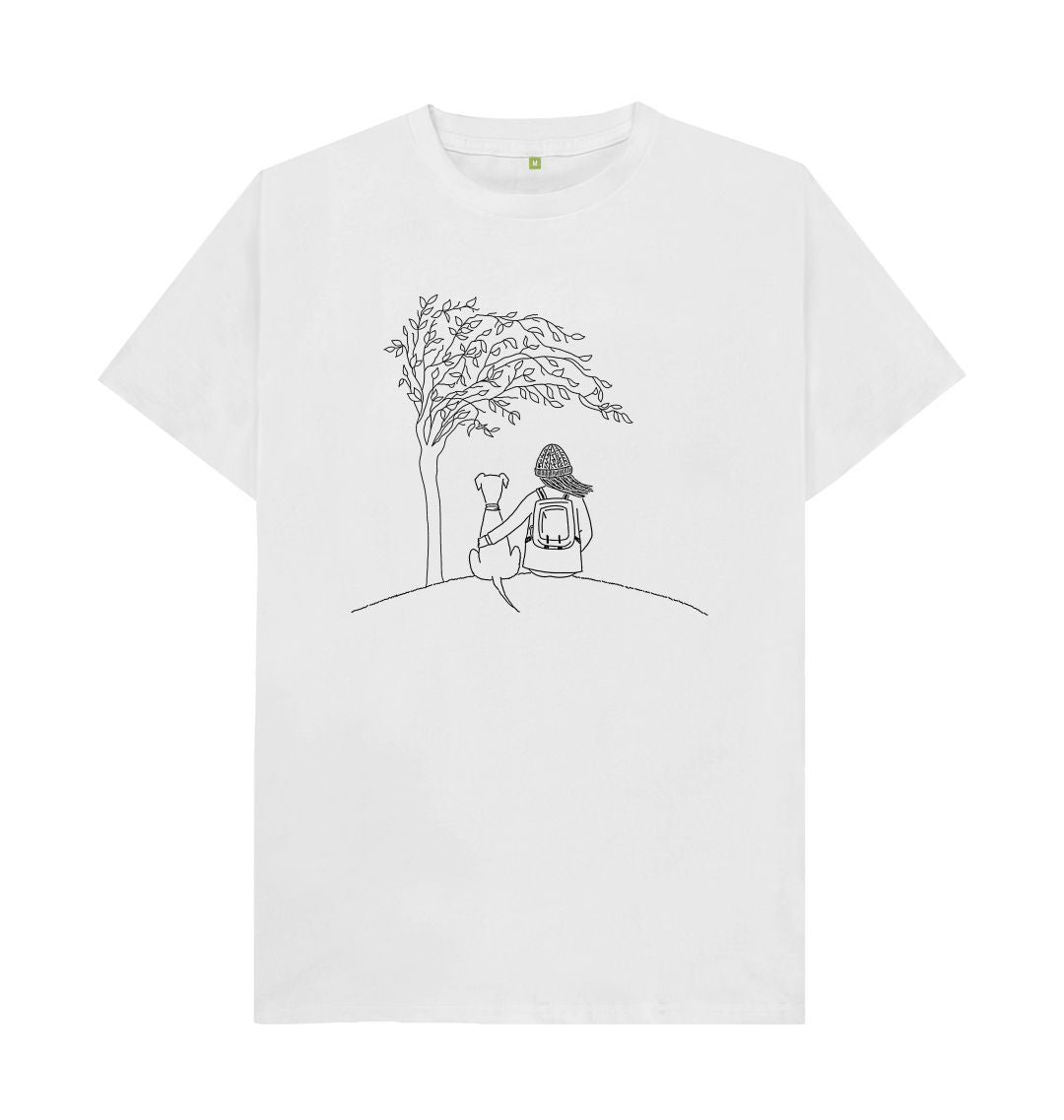 White Two's Company standard fit tee