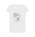 White Two's Company Scoop Neck T
