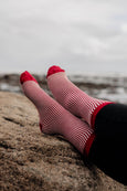 Coastal Stripe Cotton Socks