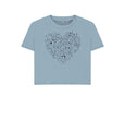 Stone Blue For the Love of Dogs Boxy Tee