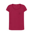 Cherry Sandy Toes & Salty Nose Small Logo Scoop Neck Tee