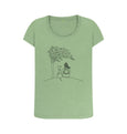 Sage Two's Company Scoop Neck T