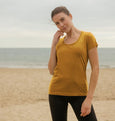 Sandy Toes & Salty Nose Small Logo Scoop Neck Tee