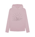 Mauve Sandy Toes & Salty Nose Relaxed Hoodie