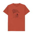 Rust Two's Company standard fit tee